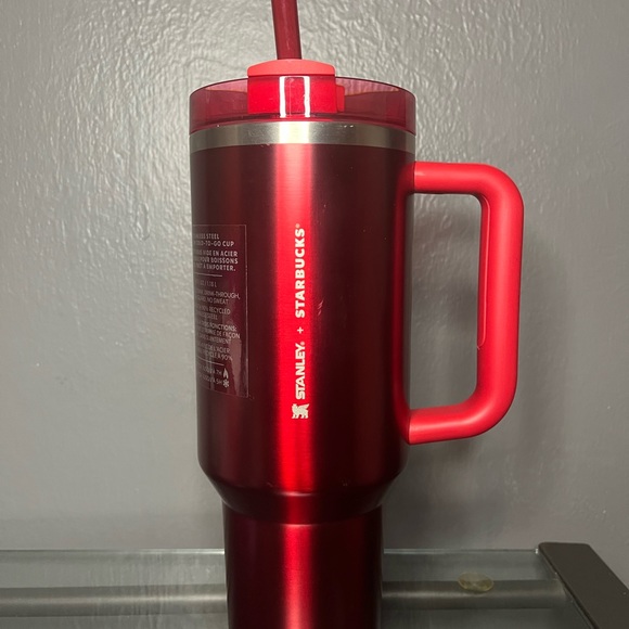Stanley | Kitchen | Starbucks Stanley Holiday 223 Collab 40 Oz Red ...
